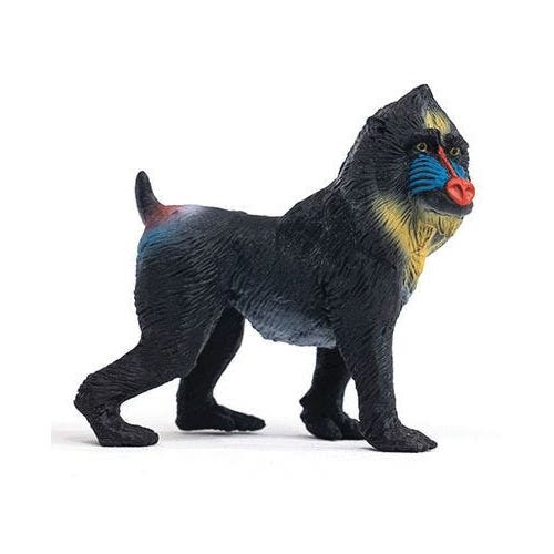 Schleich-S Mandrill Figurine, Wild Life, Plastic, 1-Piece