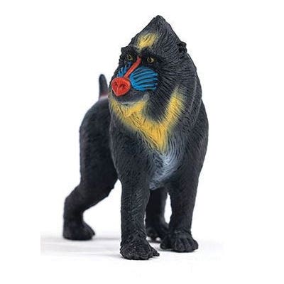 Schleich-S Mandrill Figurine, Wild Life, Plastic, 1-Piece