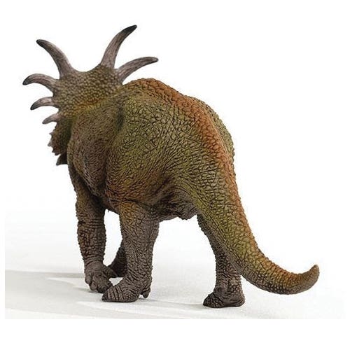 Schleich-S Styracosaurus Toy, One-Size, Dinosaur, Brown/Green/Orange