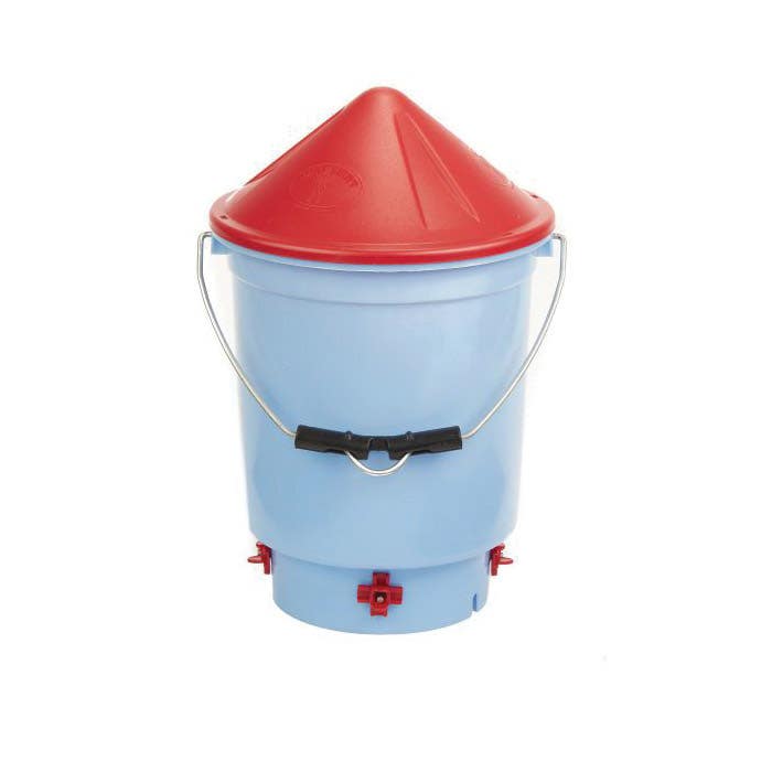 Little Giant Deluxe Hen Hydrator, 3 gal Capacity, Blue, Hanging Mounting
