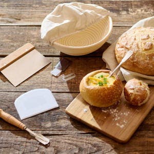 Roots & Harvest Sourdough Bread Kit, Plastic/Stainless Steel