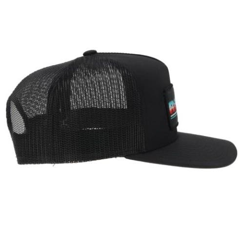 Hooey Hat, Rodeo Patch, One-Size, Odessa Fabric, Black/Serape