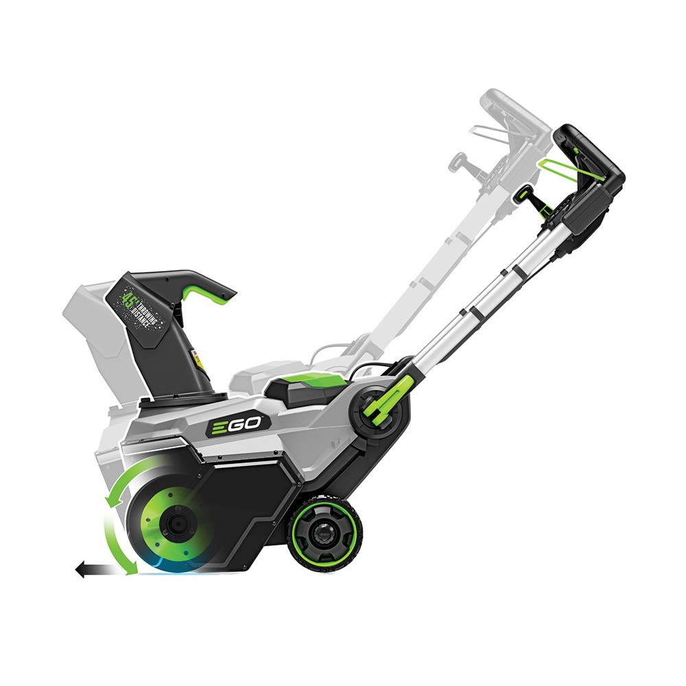 EGO SNT2125AP Snow Blower, Battery Included, 56 V, 7.5 Ah, ARC Lithium, 1-Stage, 45 ft Throw