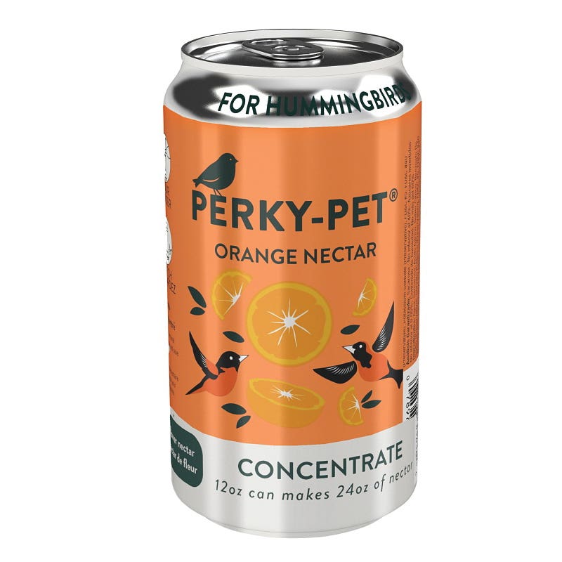 Perky-Pet 542 Sucrose Nectar, 12 oz, Concentrated, Orange