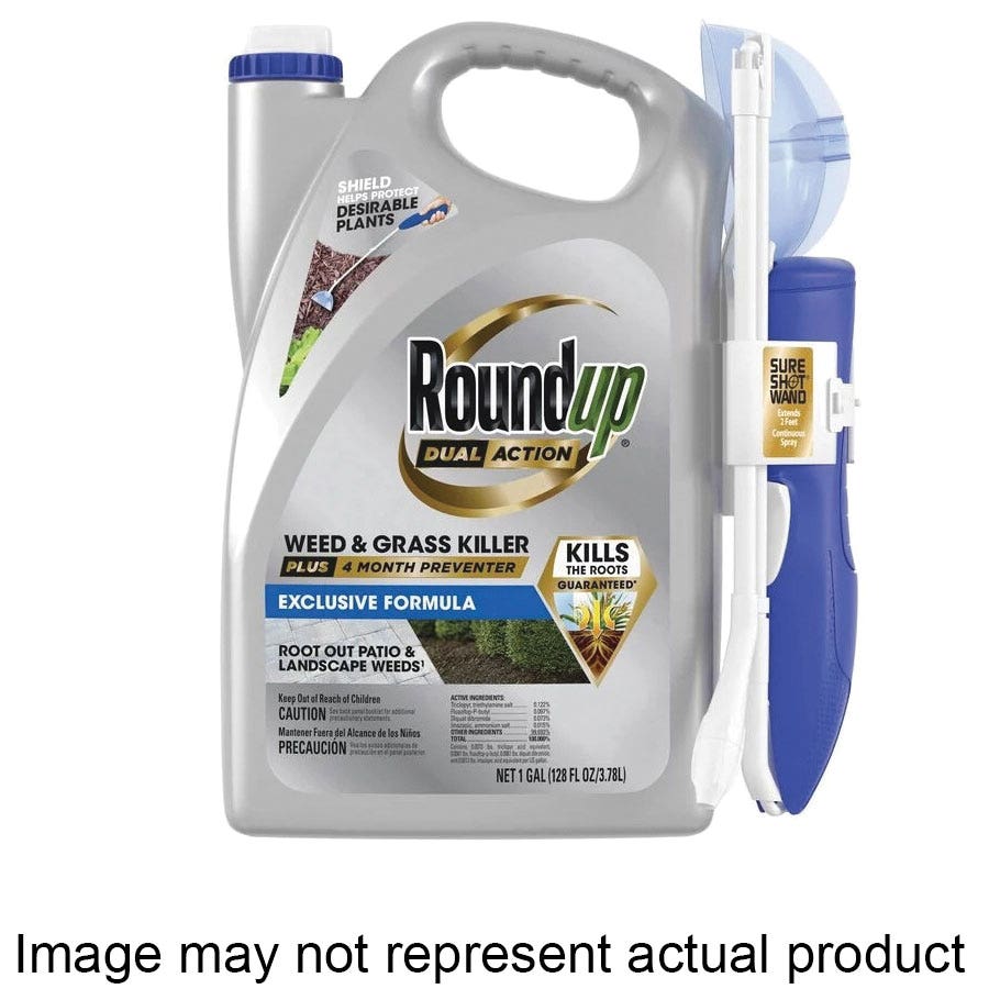 Roundup Ready-to-Use Weed and Grass Killer, Liquid, 1.25 gal