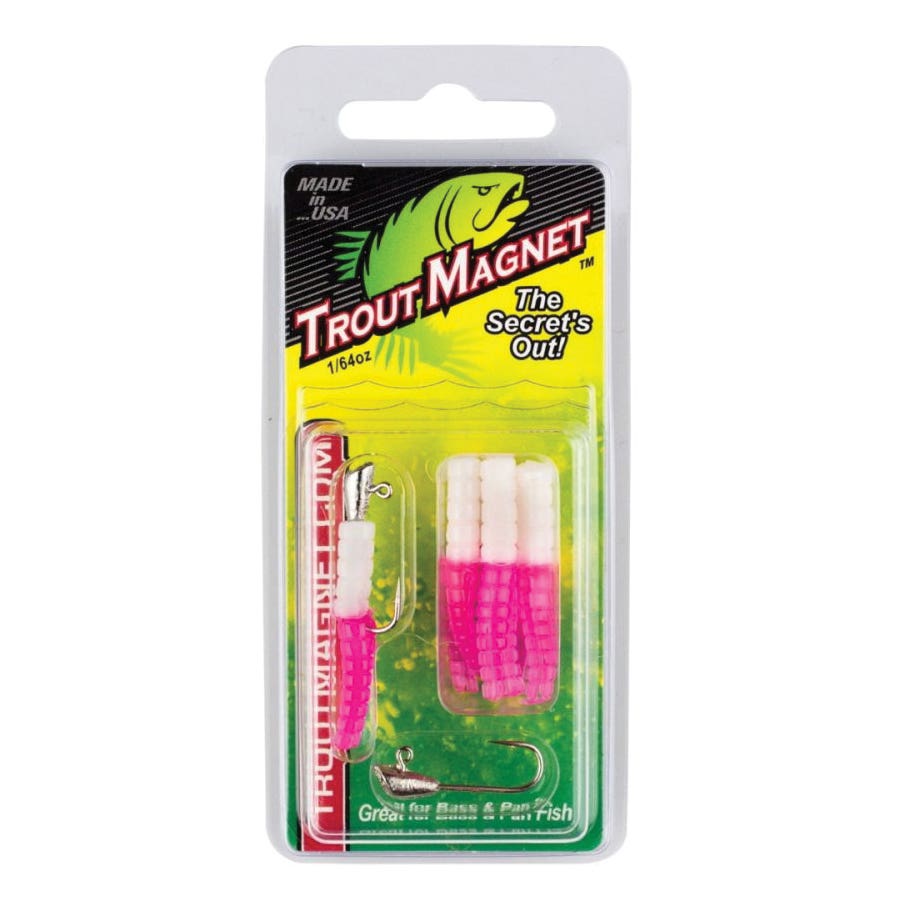 Trout Magnet Fishing Lure Jig Panfish 87675 Pink White