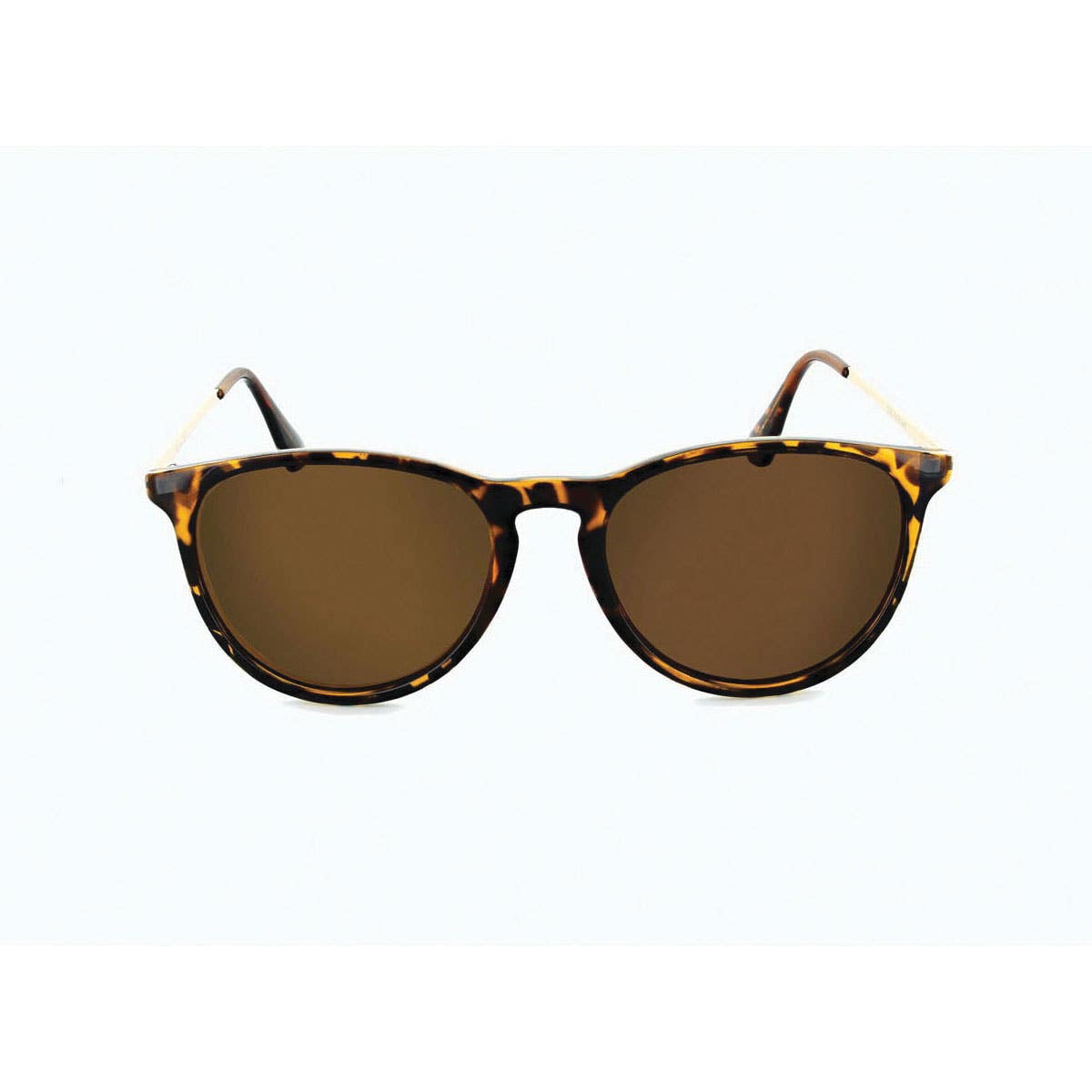 Optic Nerve Pizmo Series Sunglasses, Durable, Lightweight Frame, Polarized, Gold/Smoke/Tortoise Lens