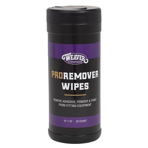 Weaver Livestock ProRemover Wipes, 12 in L, 10 in W, 30-Ply
