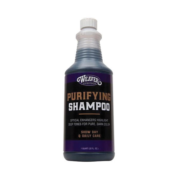 Weaver Livestock Purifying Shampoo, Liquid, Black, Characteristic, 1 qt