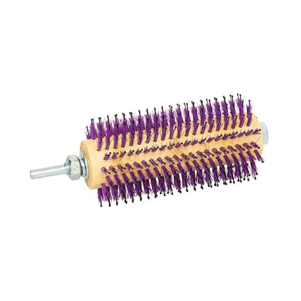 Weaver Livestock Fluffer Roto Brush, 5-3/8 in Brush, Fiber Bristle, Purple