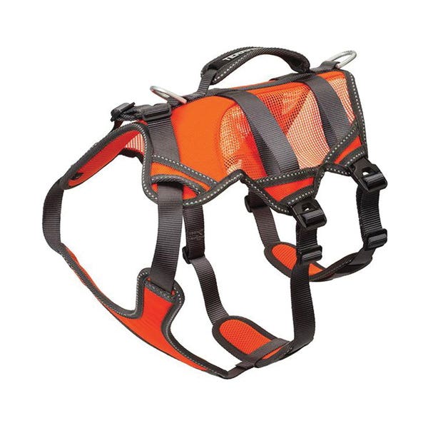 Terrain Dog Dog Harness, L, Fastening Method: Strap, Polyester Harness, 23 to 37 in Harness, Orange