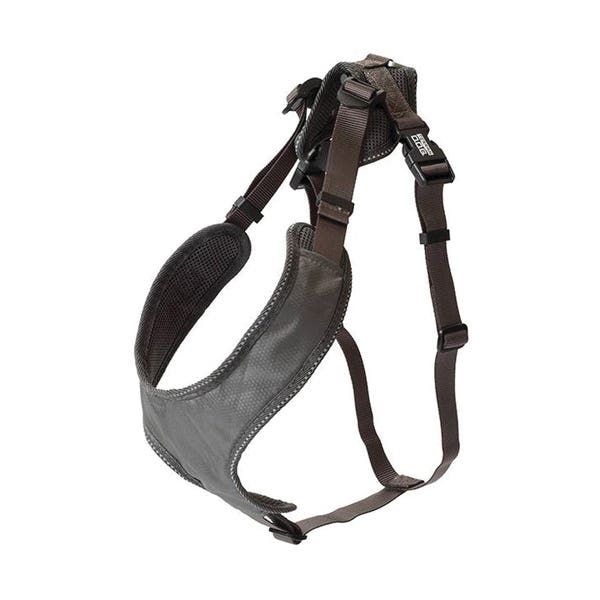Terrain Dog Dog Tracking Harness, L, Fastening Method: Buckle, 27 to 40 in Harness, Dark Gray