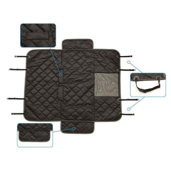 Terrain Dog Car Seat Cover, X-Large, Black
