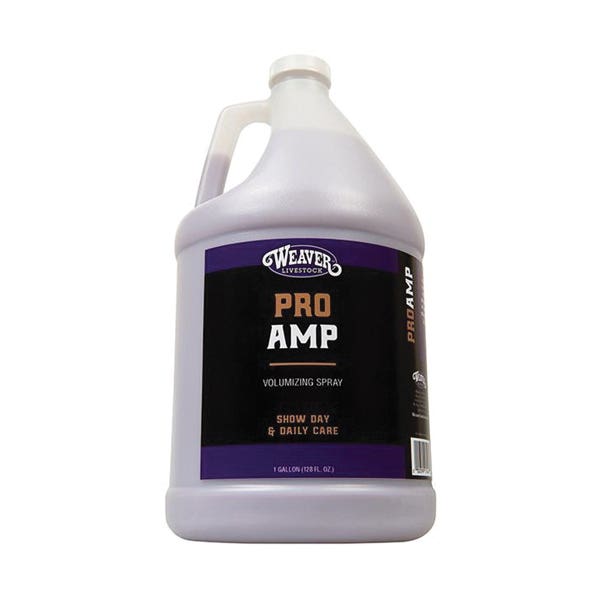 Weaver Livestock ProAmp Series Volumizing Spray, Liquid, Purple, Herbal, 1 gal