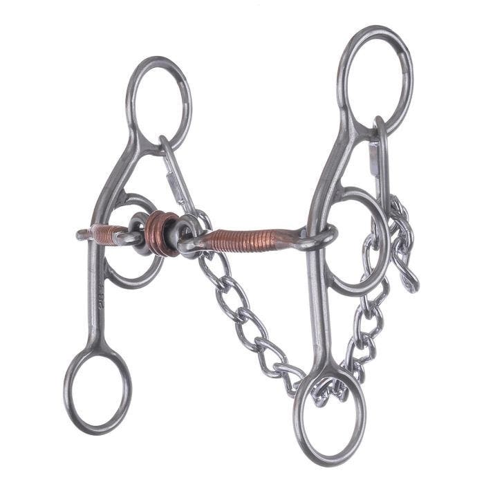 Reinsman Rose's Ranger Bit, 5-1/4 x 1/4 in Mouth, Copper/Sweet Iron