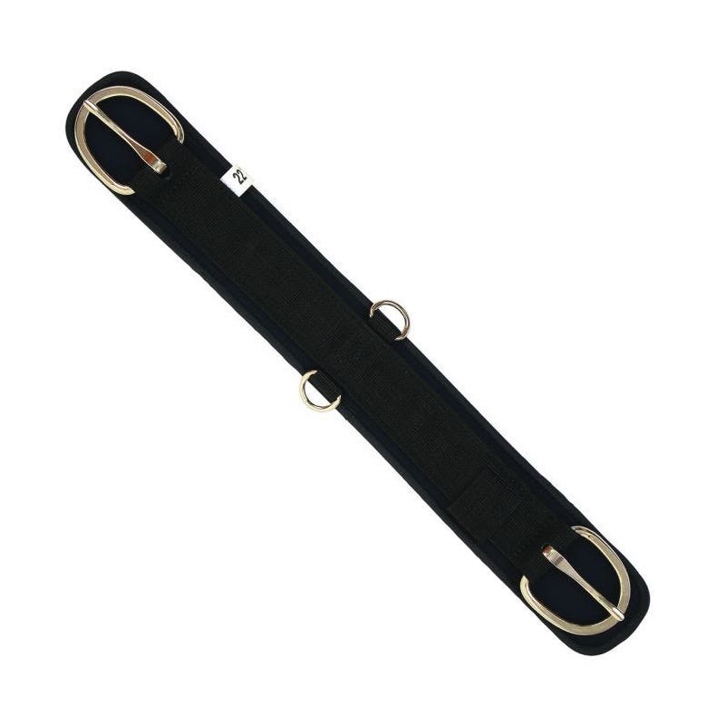 Reinsman Cinch, Pony, 22 in L, Nylon/PVC Neoprene, Black