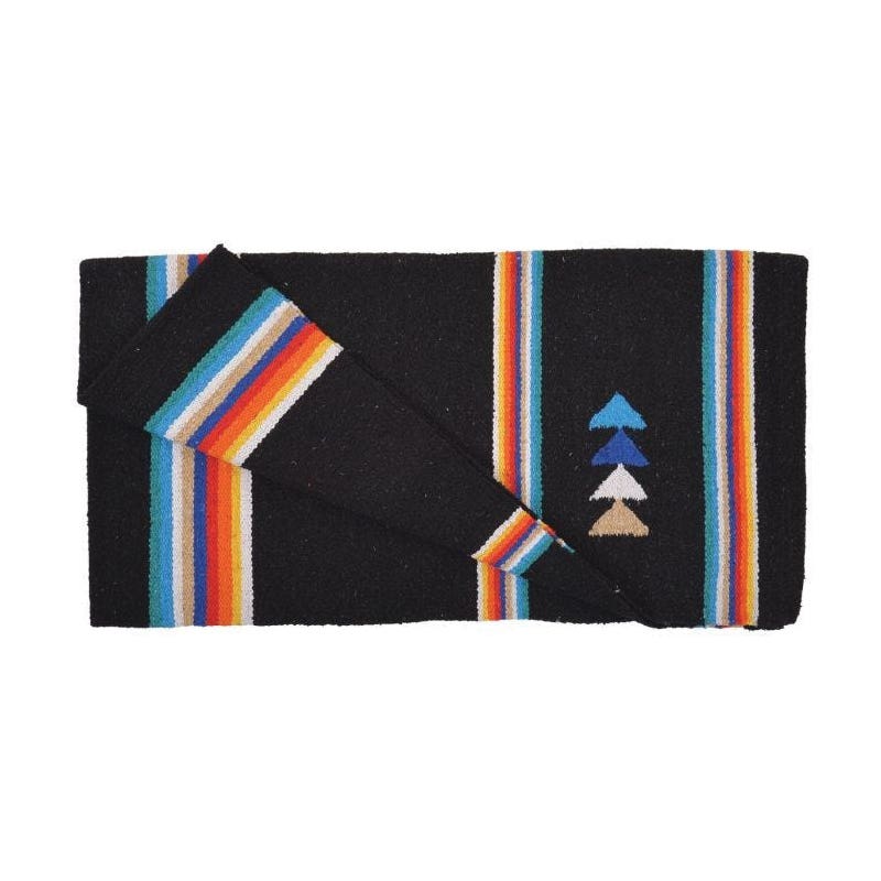 Reinsman DIAMOND R Series Single Weave Blanket, Acrylic, Black