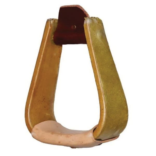 Reinsman Oversized Roper Stirrup, Leather, Honey