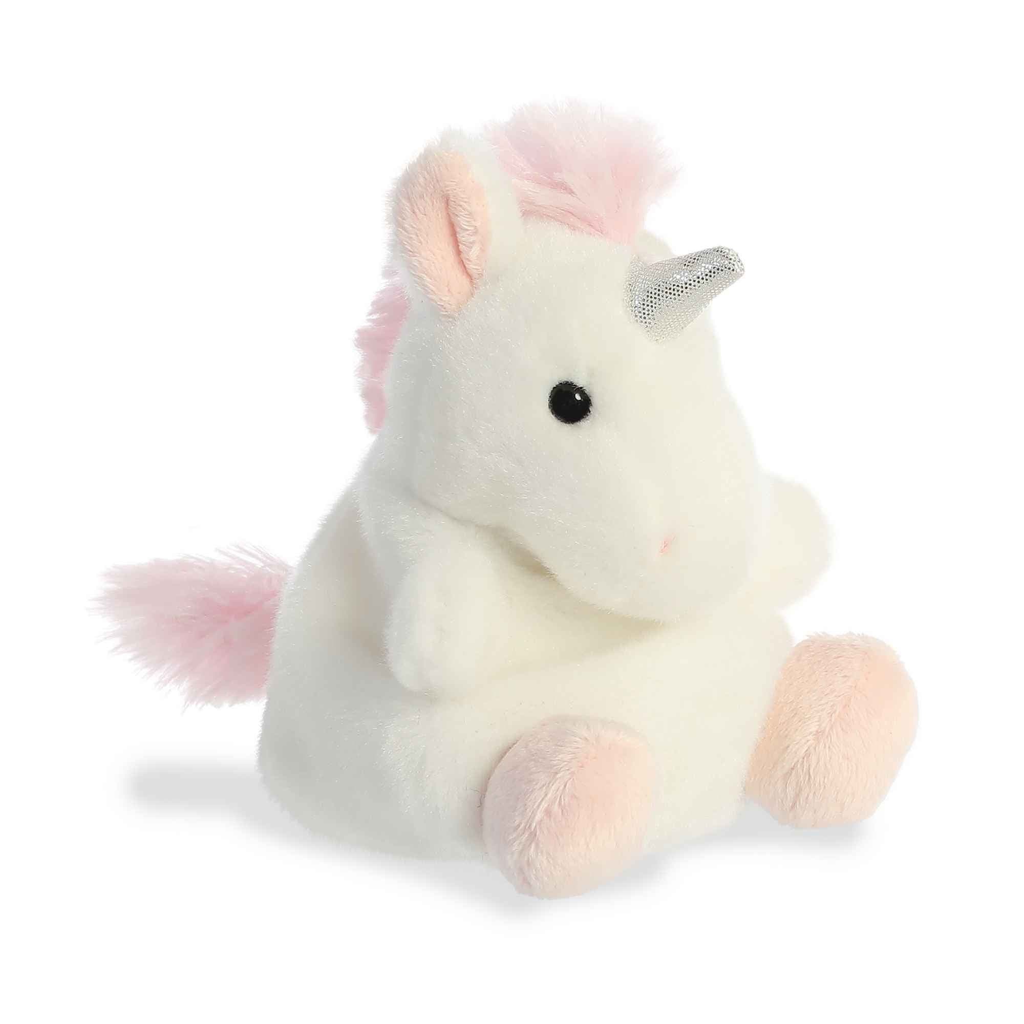 Aurora Palm Pals Series Sassy Unicorn Plush Toy