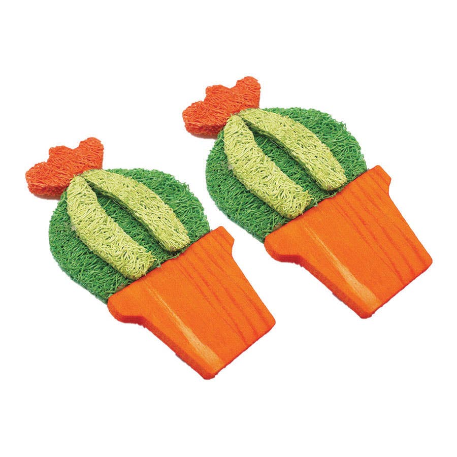 a&e Loofah Barrel Cactus Animal Toy Dog Guinea Pigs Hamsters Mice