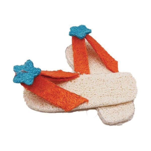 a&e Loofah Flip Flops Animal Toy Dog Guinea Pigs Hamsters Mice