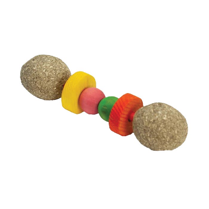 a&e Hay Dumbbell Chew Small
