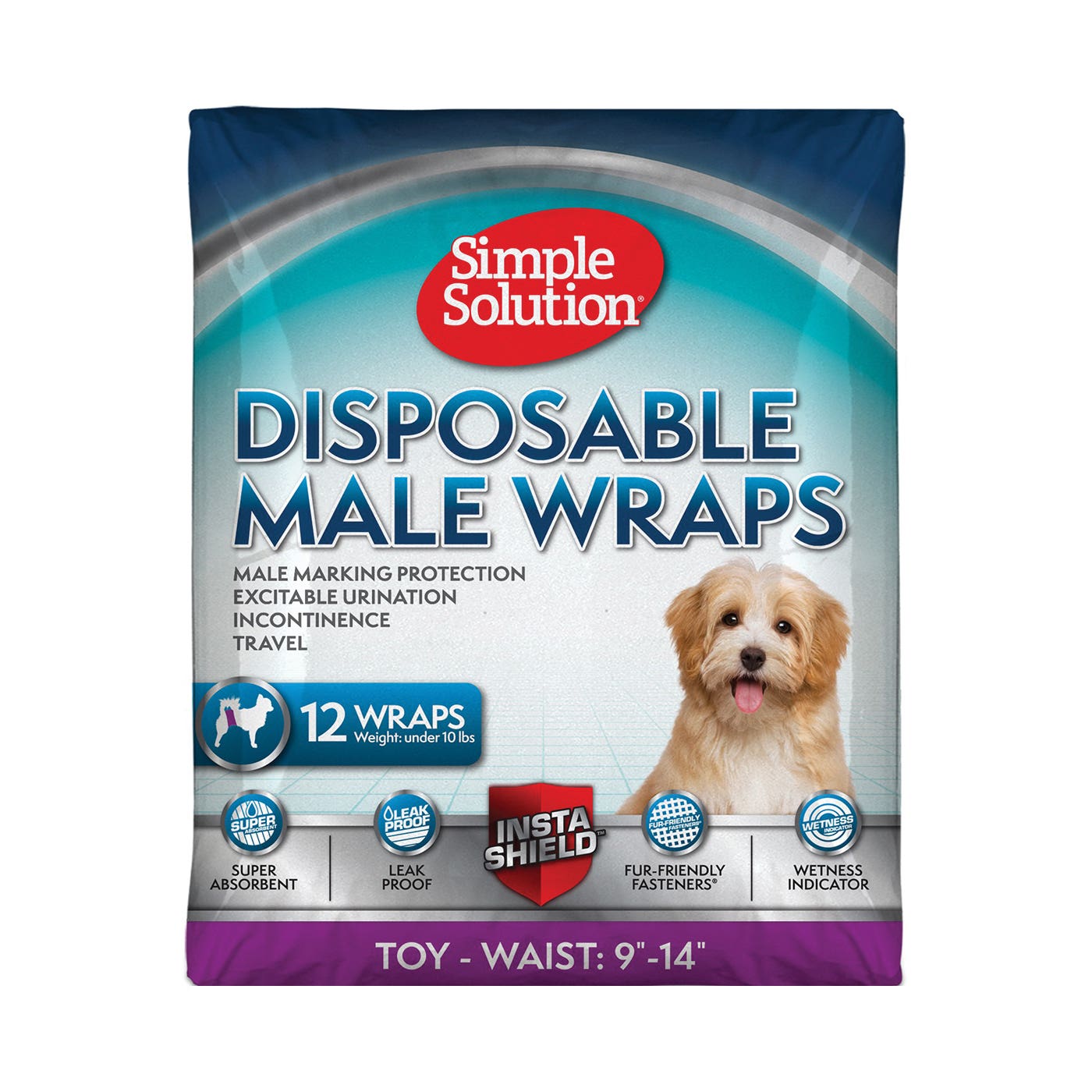 Simple Solution Disposable Dog Wraps, X-Small