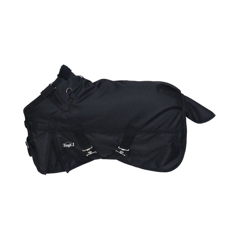 Tough 1 Turnout Blanket, Breathable, Heavyweight, Miniature, Waterproof, 44 in, Fleece/Polyester, Black