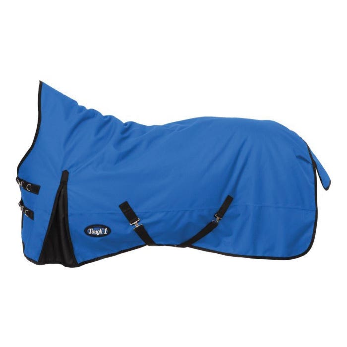 Tough 1 Turnout Blanket, Breathable, Super Heavyweight, Waterproof, 81 in, Polyester, Royal Blue