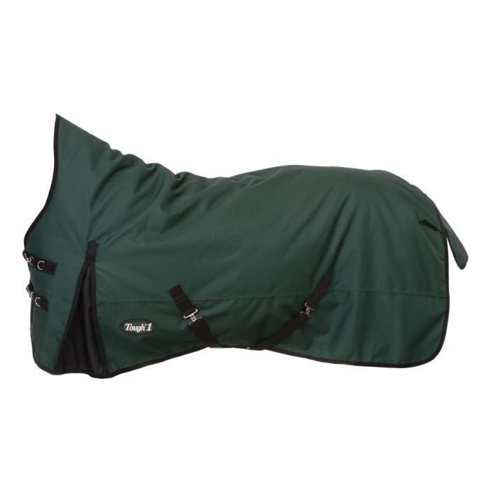 Tough 1 Turnout Blanket, Breathable, Super Heavyweight, Waterproof, 81 in, Polyester, Hunter Green