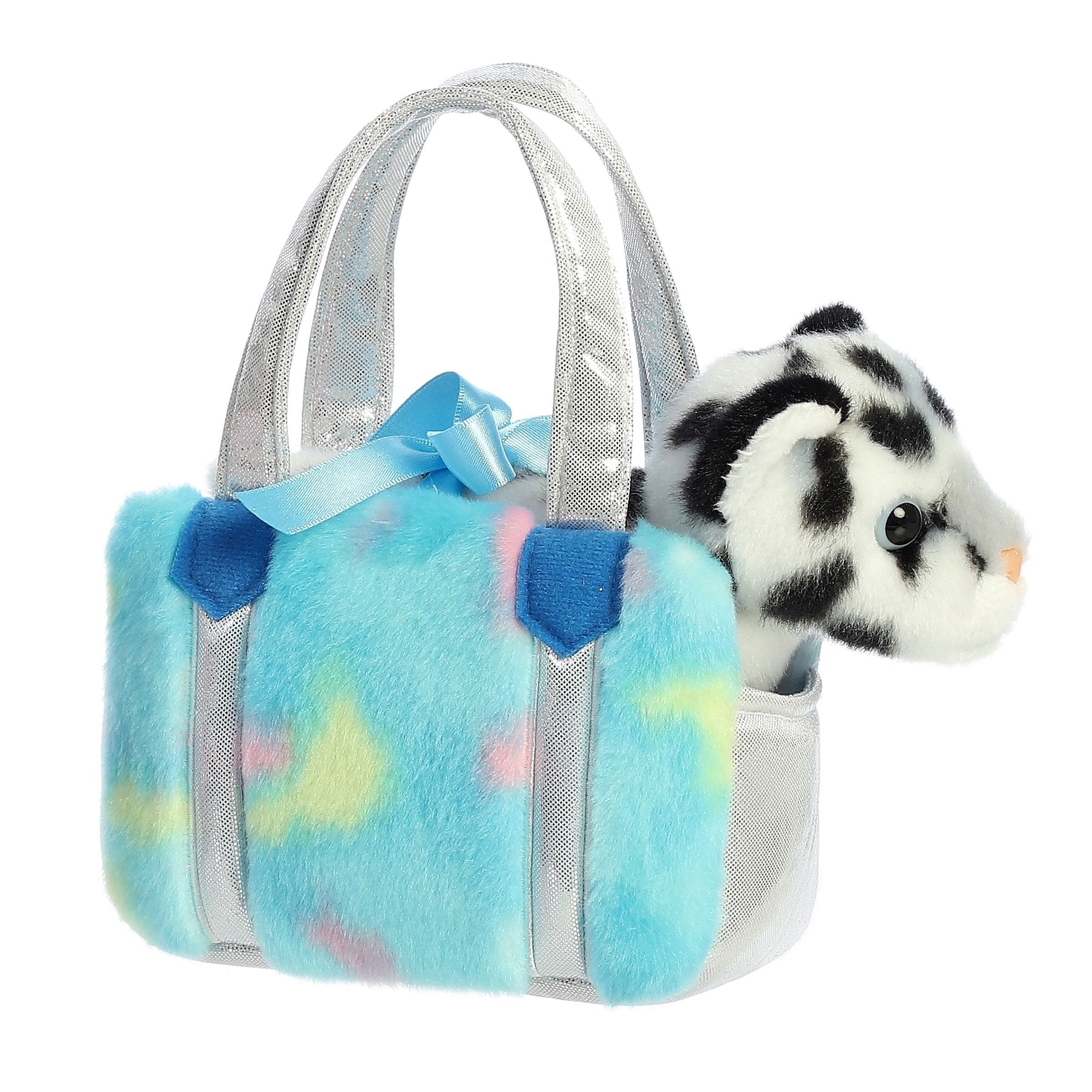 Aurora Fancy Pals Series Blueberry Snow Leopard Pet Carrier