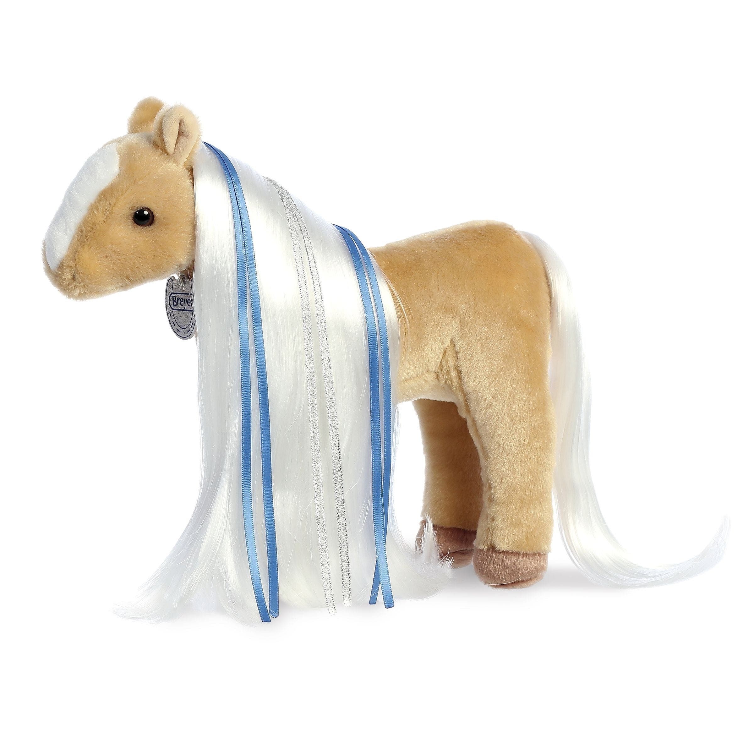 Breyer Sunset Plush Toy, Tan/White