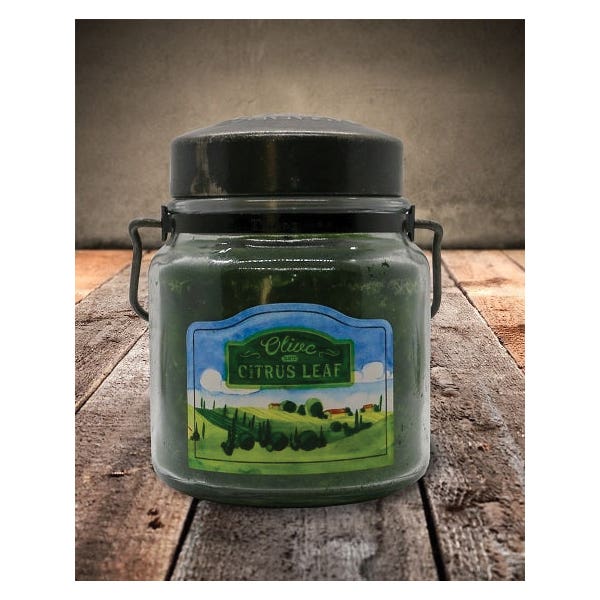 McCall's Classic Jar Candles, Olive and Citrus Leaf, 16 oz