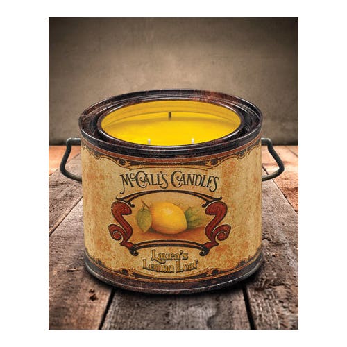 McCall's Candles Vintage 22 Series Can Candle, Laura's Lemon Loaf, 22 oz