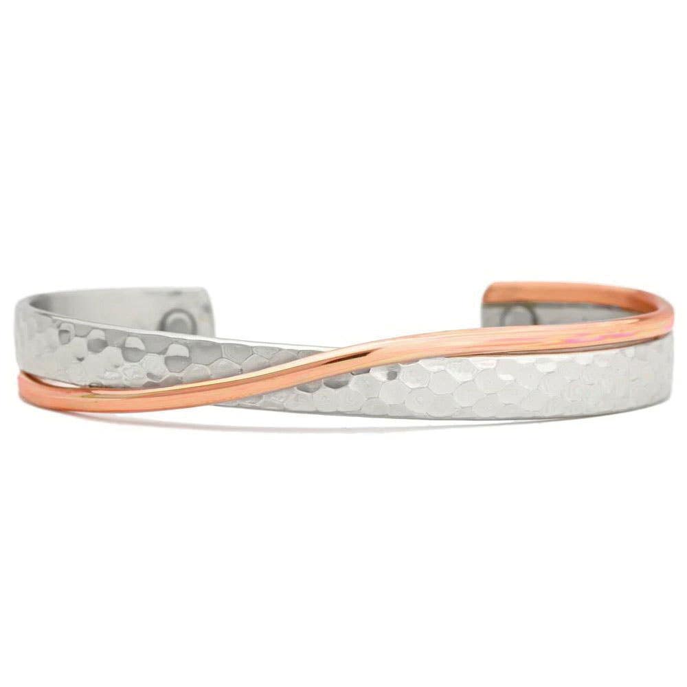 Sergio Lub Magnetic Band, S, Embrace, Copper/Silver