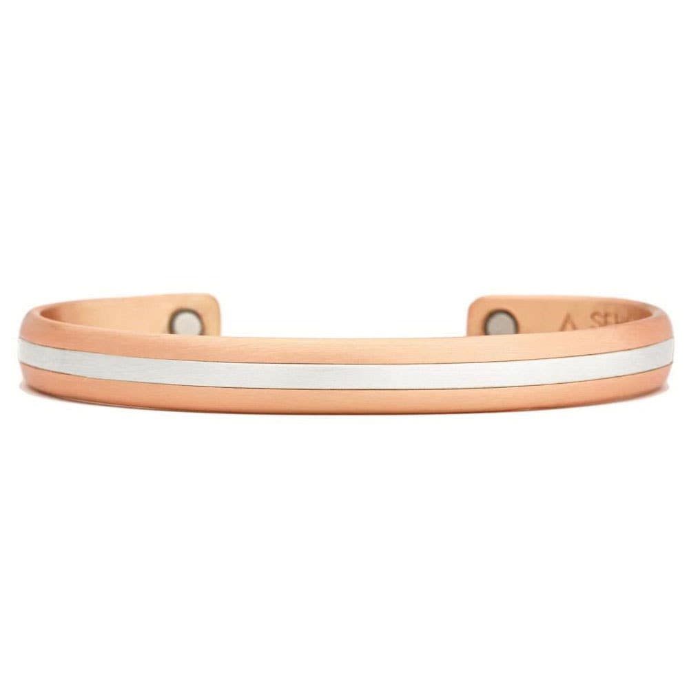 Sergio Lub Magnetic Band, L, Two Worlds, Copper/Silver
