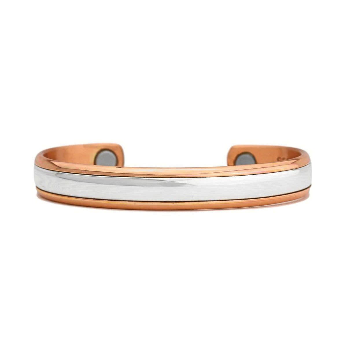 Sergio Lub Magnetic Band, M, Inner Silver, Copper/Silver