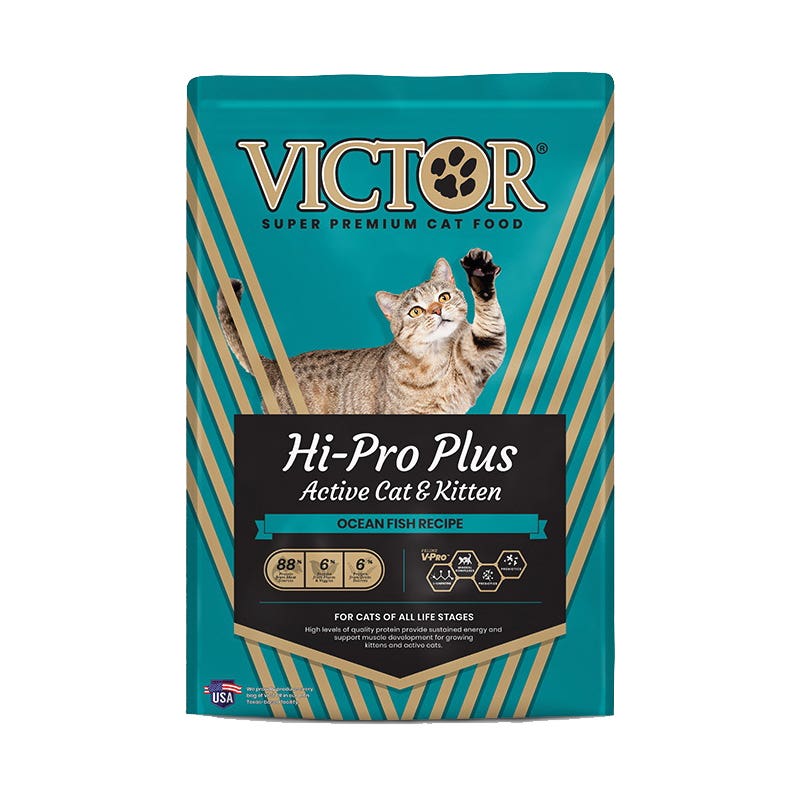 Victor Hi-Pro Plus Series Cat Food, Dry Kibble, 15 lb