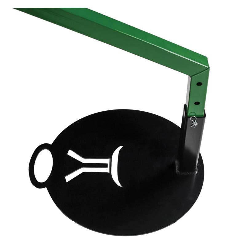 Smarty Heeling Roping Dummy, Metal, Black/Green