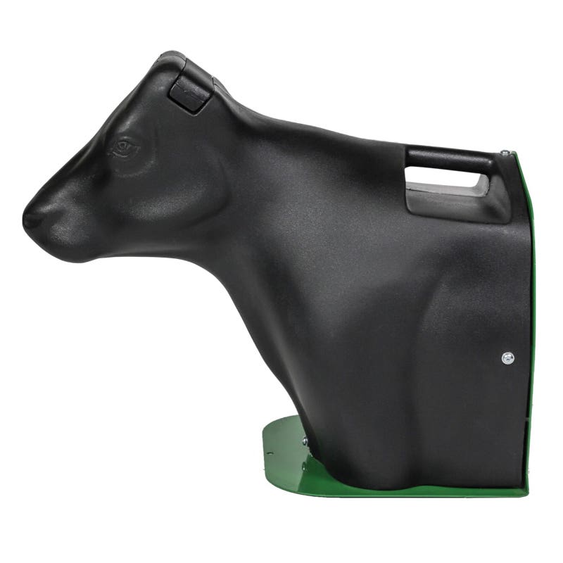 Smarty JR Sidekick Half Body Breakaway Roping Dummy, Polyethylene, Black