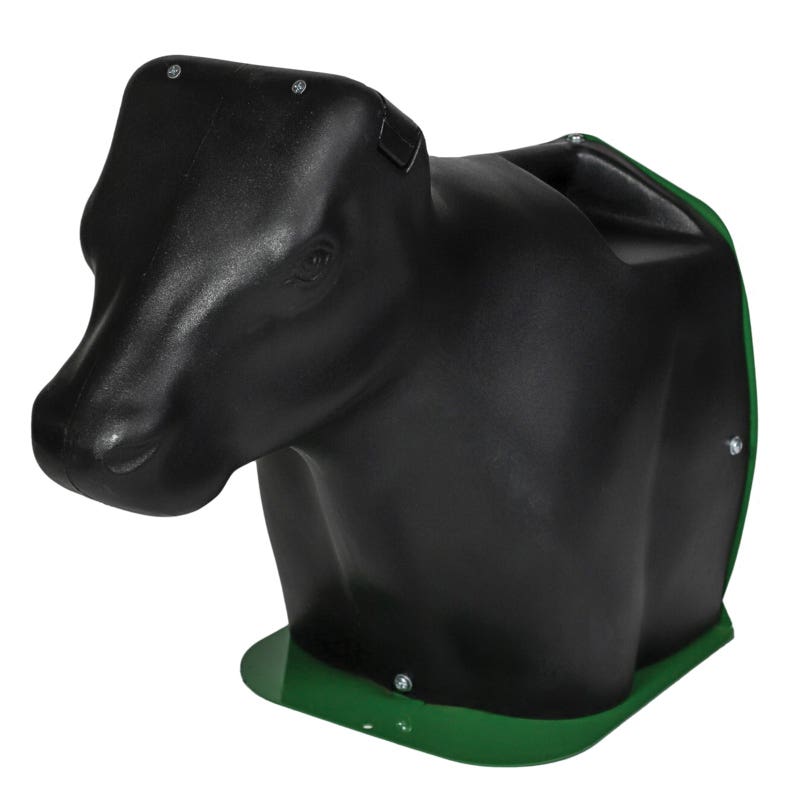 Smarty JR Sidekick Half Body Breakaway Roping Dummy, Polyethylene, Black
