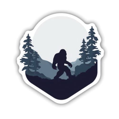 Stickers Northwest Wild Sasquatch Sticker