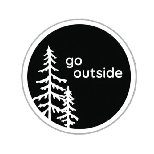 Stickers Northwest Sticker, Go Outside Trees