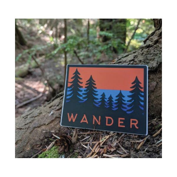 Stickers Northwest Sticker, 3 in L, Wander Sticker