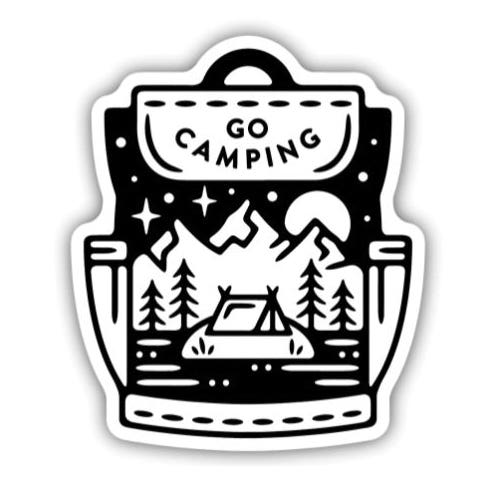 Stickers Northwest Sticker, 3 in L, Backpack Scene