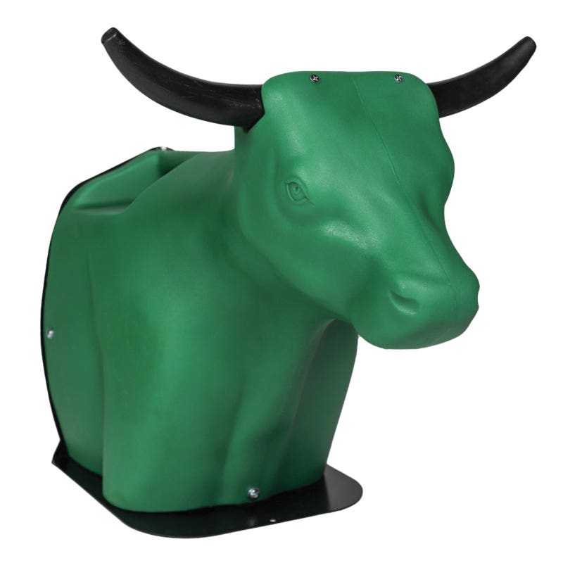 Smarty Sidekick Half Body Roping Dummy, Polyethylene, Green
