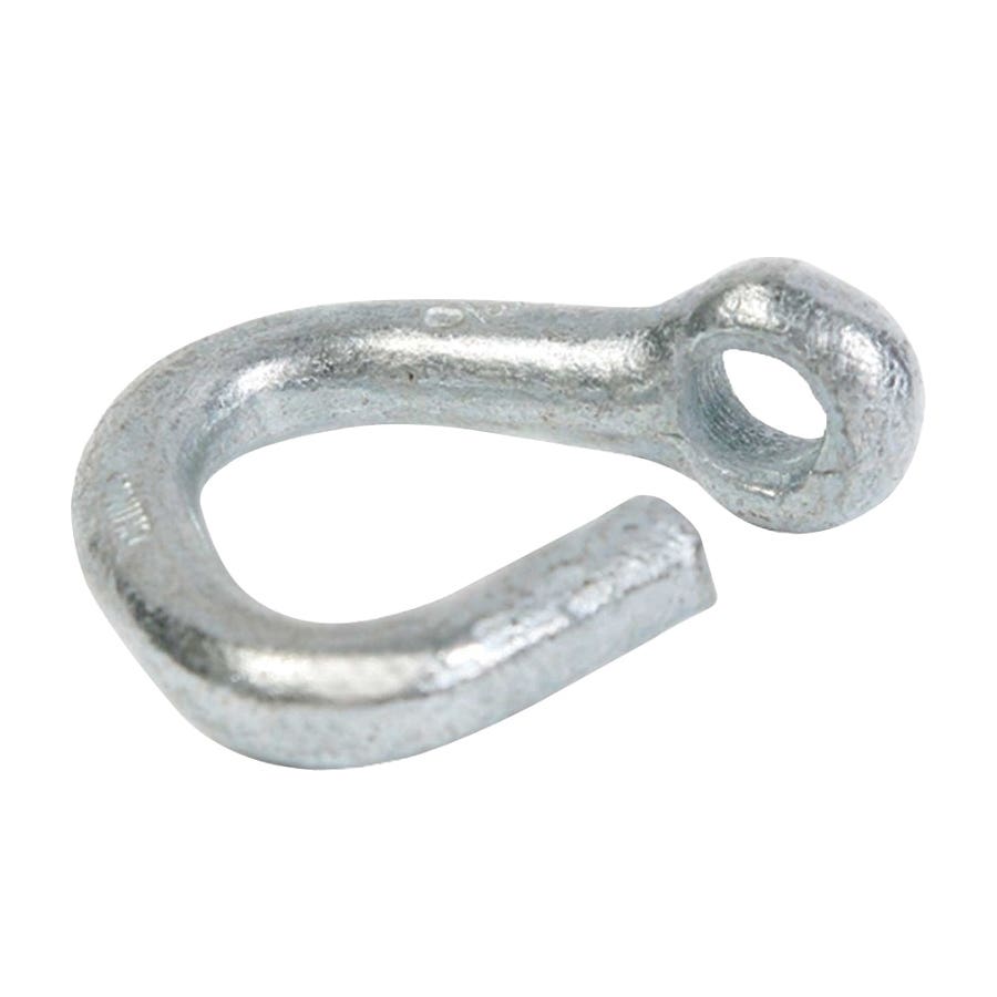 Baron 383-1/4 Cold Shut, 1/4 in Trade, 750 lb Working Load, Steel, Zinc
