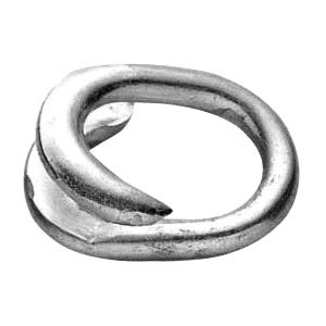 Baron 660-3/16 Chain Lap Link, 3/16 in Trade, 240 lb Working Load, Steel, Zinc