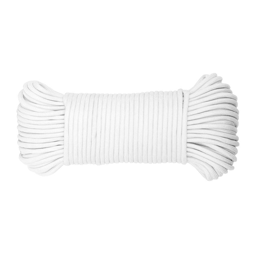 Baron 63016 550 Paracord, 5/32 in Dia, 100 ft L, White