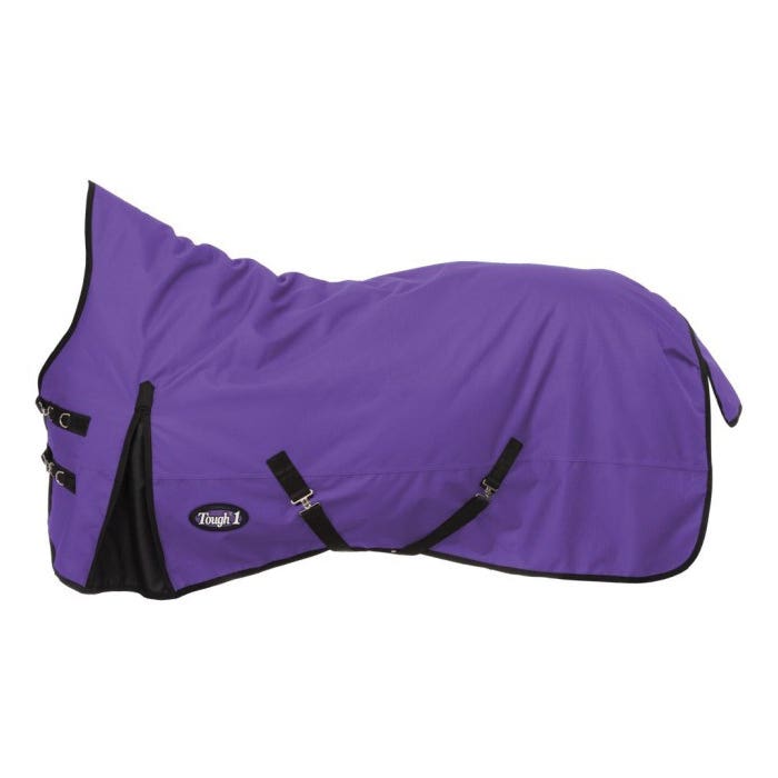 Tough 1 High-Neck Turnout Blanket, Heavyweight, Waterproof, 81 in, Poly, Purple
